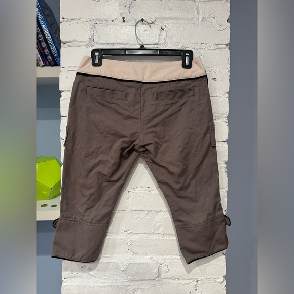 Jill Stuart - Brown Cargo‎ Capri Pants - Picture 5 of 5